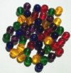 25 8mm Round Transparent Primary Bead Mix Pack